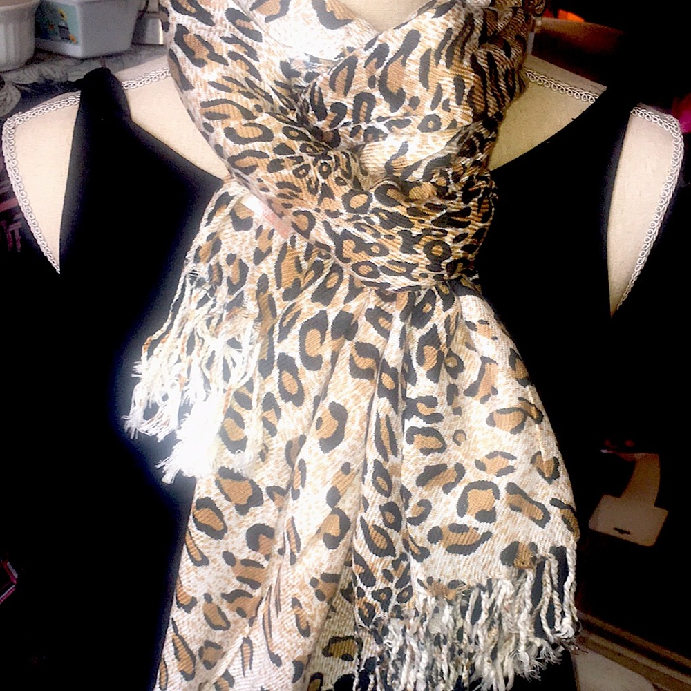 Pashmina Shawl leopard print